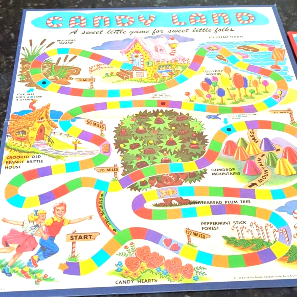 Vintage game boards